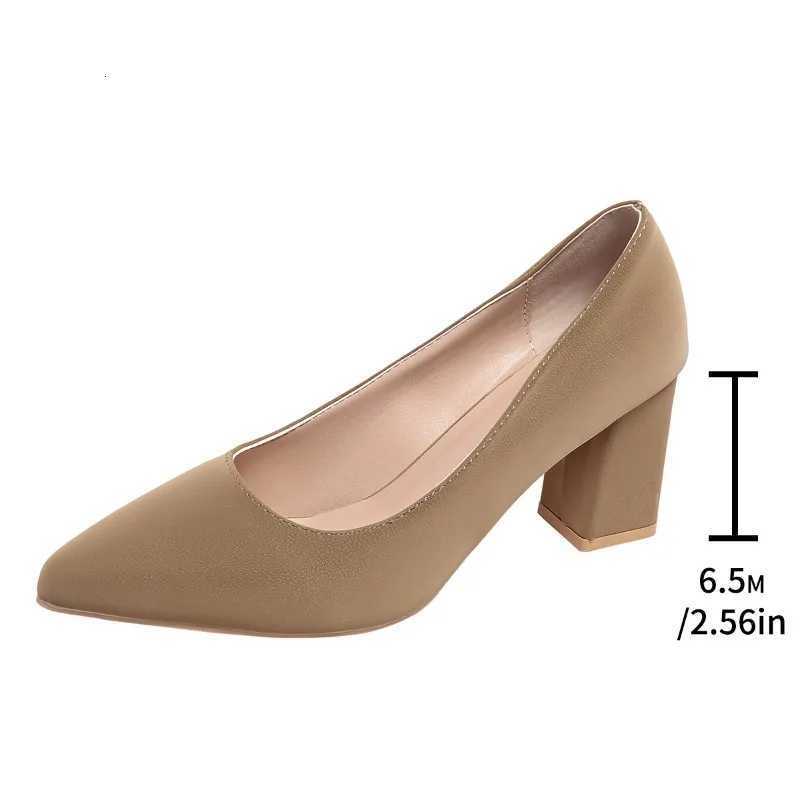 Quality Women Shoes Hot Sale Womens Pumps Fashion Pointed Shallow High Heel Pumps Trend Versatile Office Lady Shoes Size 3543 W250910