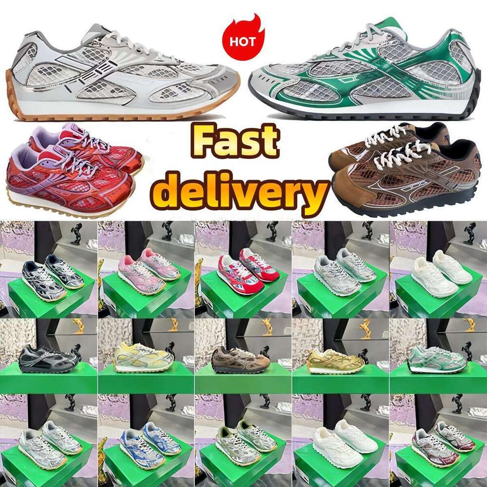 Shoes Designer Running Women Men Leather Mesh Nylon Fabric Sports