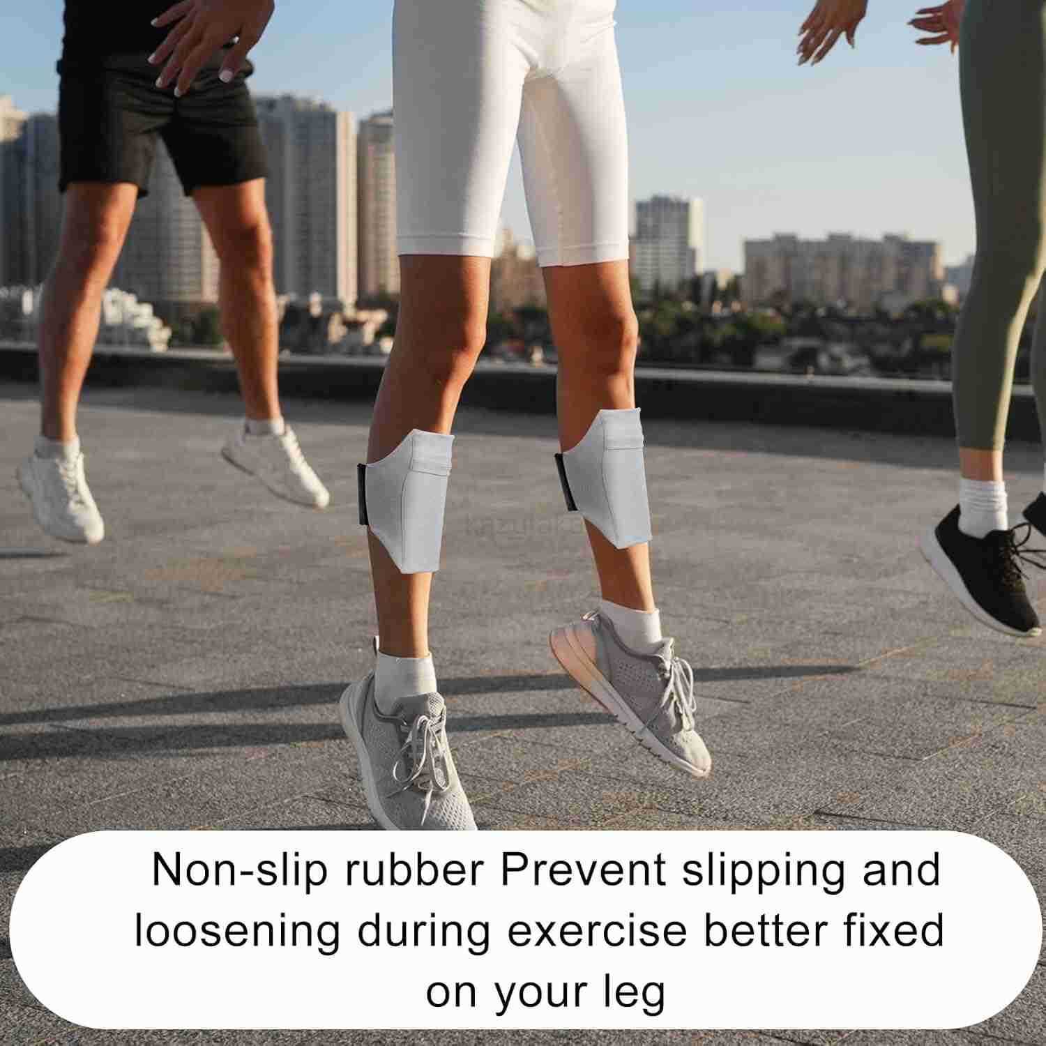 Leg Phone Holder Cell Phone Leg Straps Ankle Wallet Thigh Phone Holder Wallet Calf Straps Adjustable Arm Pouch Non Slip Sports Armband Storage Bag for