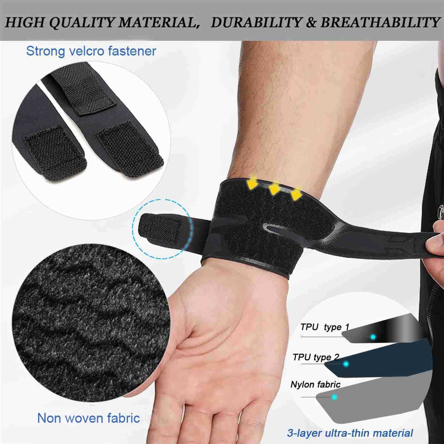 Wrist Brace for TFCC Tear Ultrathin Compression Wrist Straps Weightlifting Wrist Wraps Adjustable Wrist Support for Sport Protection Tendonitis Arthri