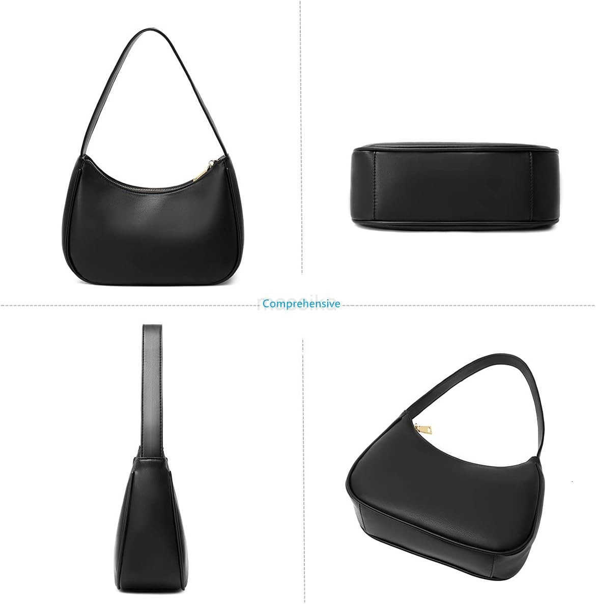Shoulder Bags for Women Cute Hobo Tote Handbag Mini Clutch Purse with Zipper Closure M250909