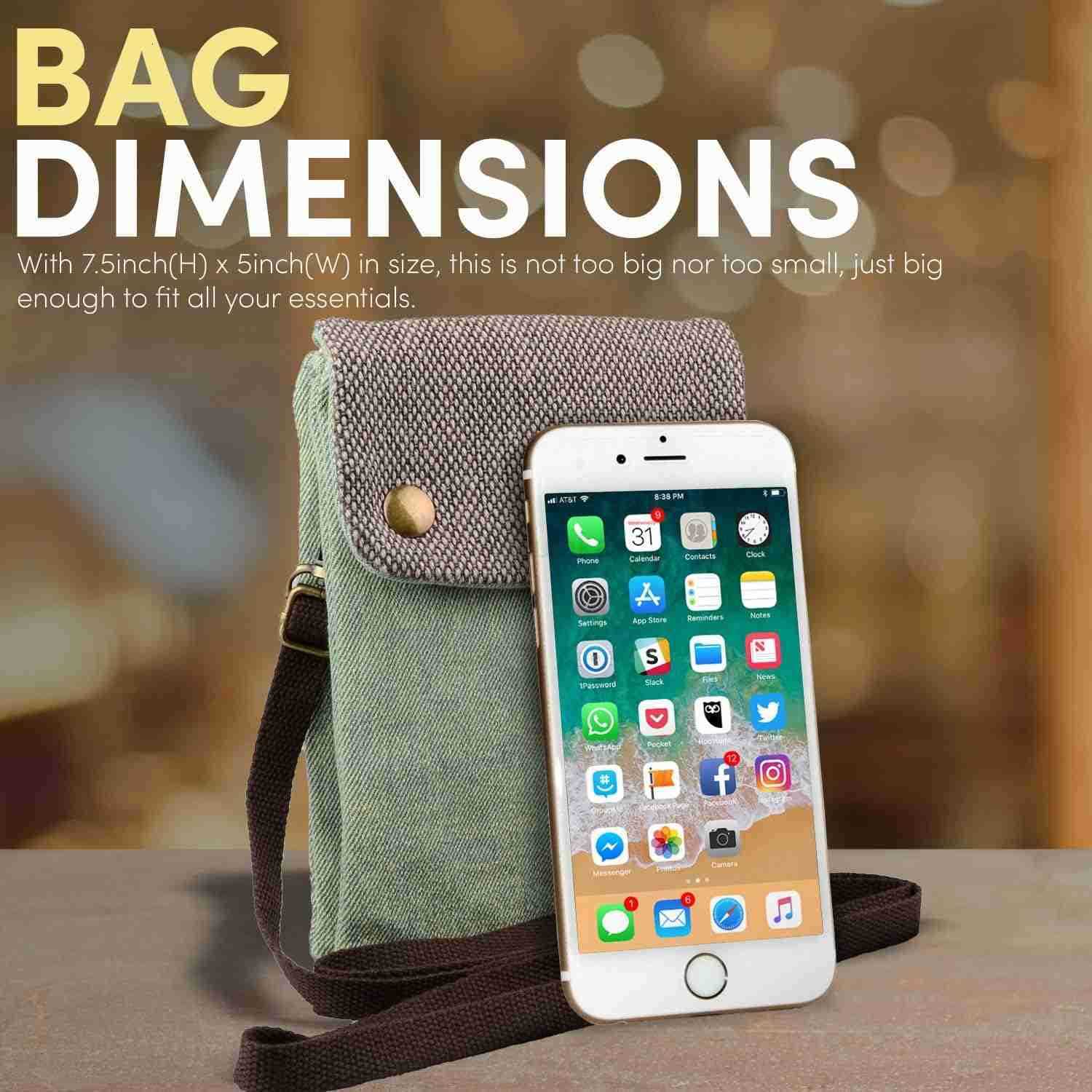 Small Crossbody Cellphone Purse Bag With Shoulder Strap Travel Pouch Women Passport Phone Holder Wristlet Wallet Z250910