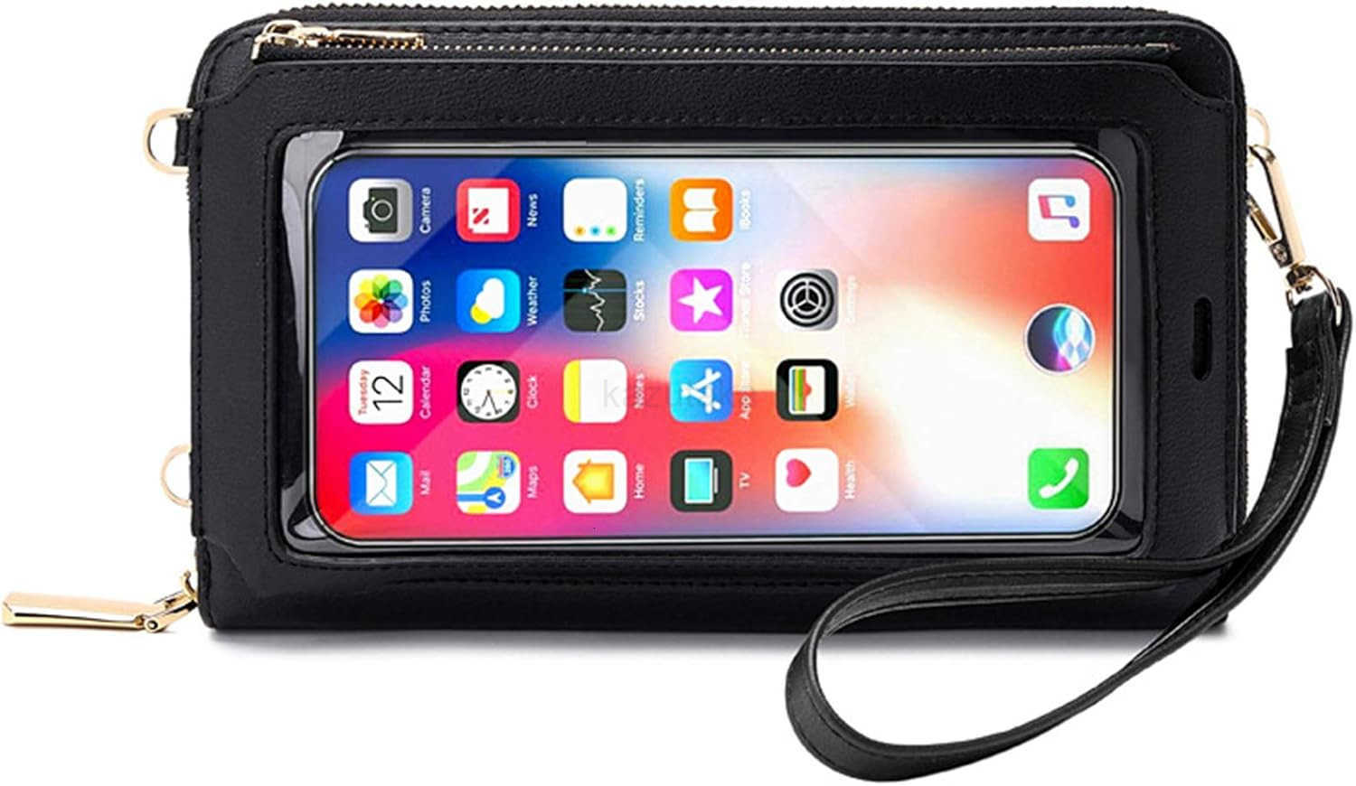 Women Touch Screen Purse Small Crossbody Phone Bag RFID Protection Wristlet Cell Phone Wallet Z250910
