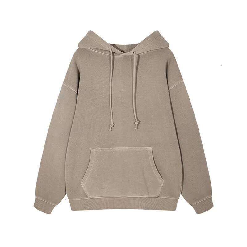 High-Quality 100% Cotton Washed Streetwear 420g Heavyweight French Terry Hoodie