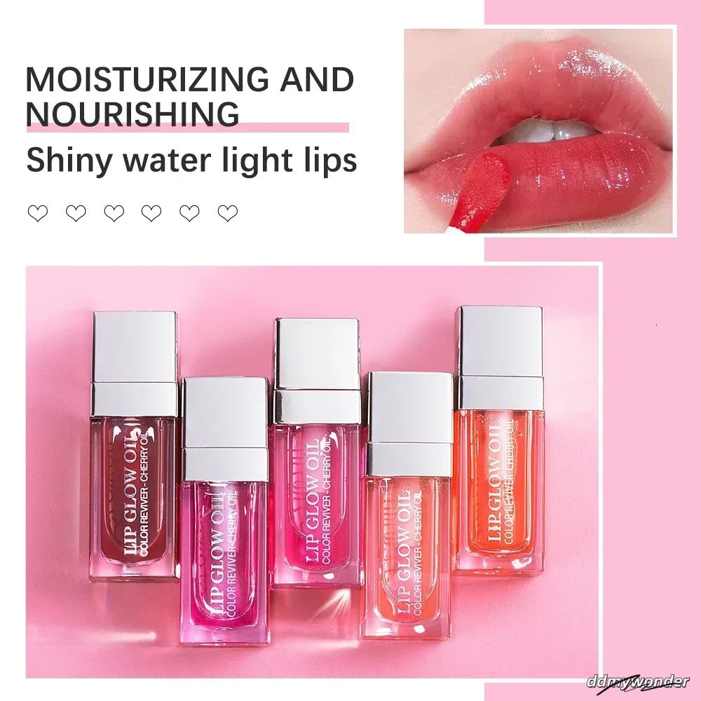 Plumping Oil 6Ml - Moisturizing Gloss Transparent Glaze Hydrating Lip Plumper Makeup Liquid Lipstick