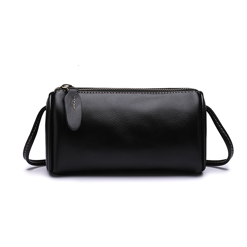 Free shipping designer Women New Genuine Leather Bag Solid Color Vintage Phone Bag Shoulder Bag Crossbody Bag Women Vintage Pillow Small Bag