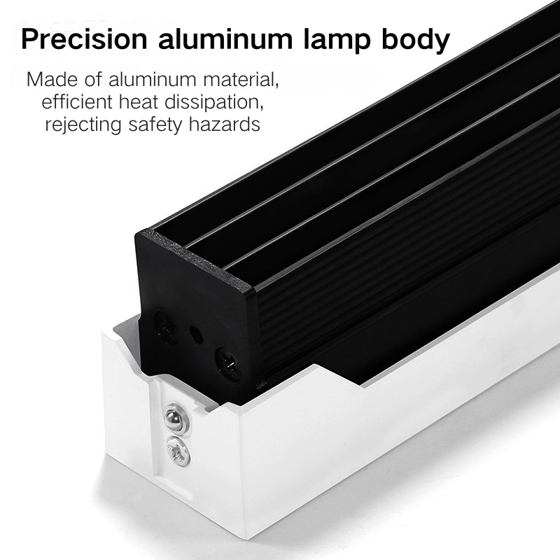 Smart Pre-Embedded Borderless Grille LED Light - Recessed Linear Strip | Living Room No Main Light - -WLY