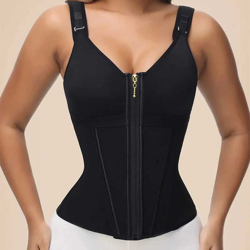 Women Girdles Belt Waist High Compression Corset Shapewear Double Compression Vest Bra Waist W250910