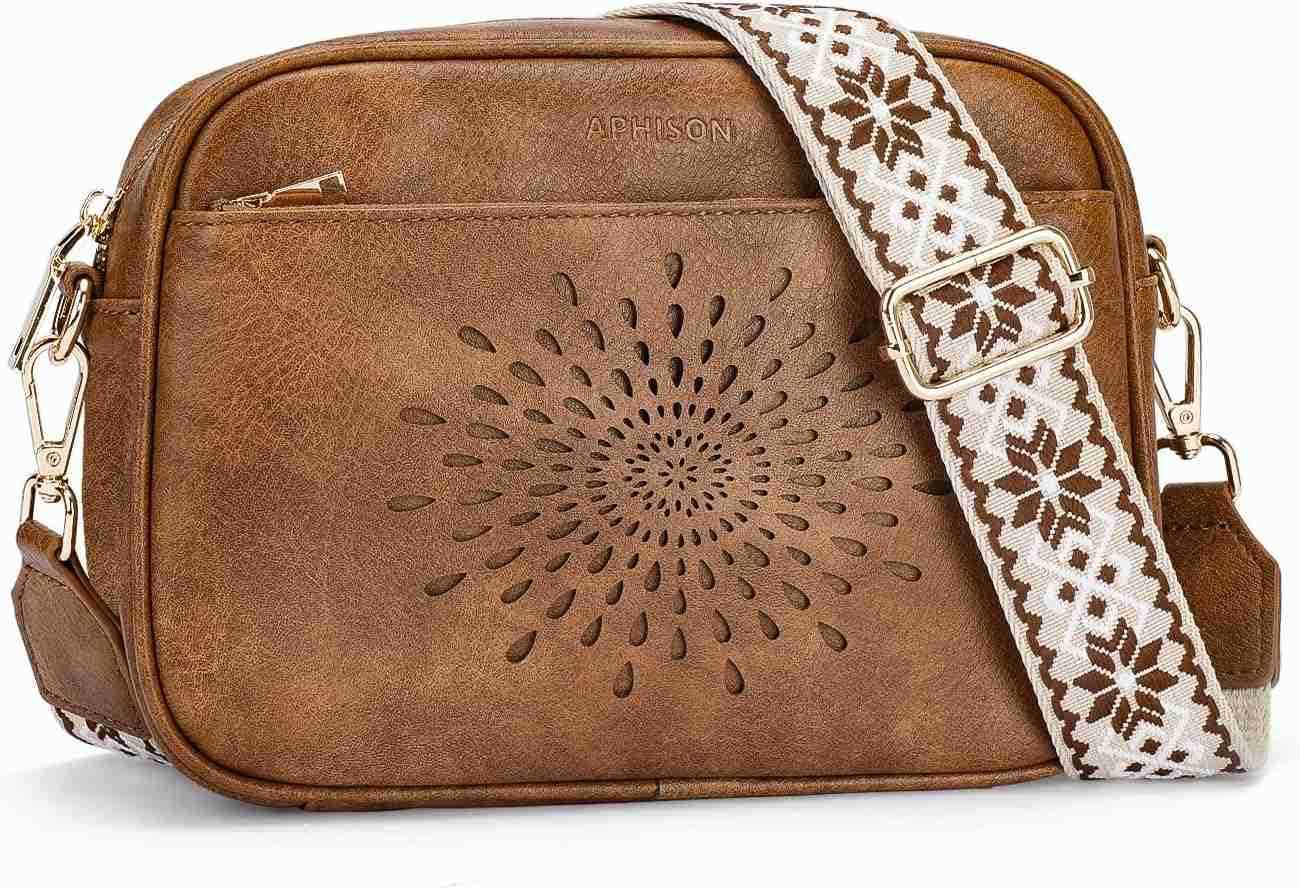 Quilted Crossbody Bags for Women TrendyVegan Leather Small Crossbody Purses Shoulder Handbags with Adjustable Strap M250910