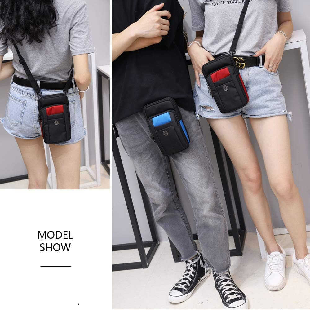 Oxford Fabric Multifunction Smart Phone Bag Case One Shoulder Waist Bag Diagonal Outdoor Cross Bag Z250910