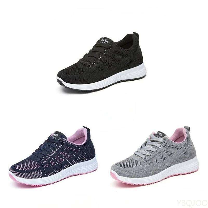 2025 women new Walking Mesh leisure comfortable Flat Shoes Women Casual Shoes Fashion Breathable Sneakers Female Footwear