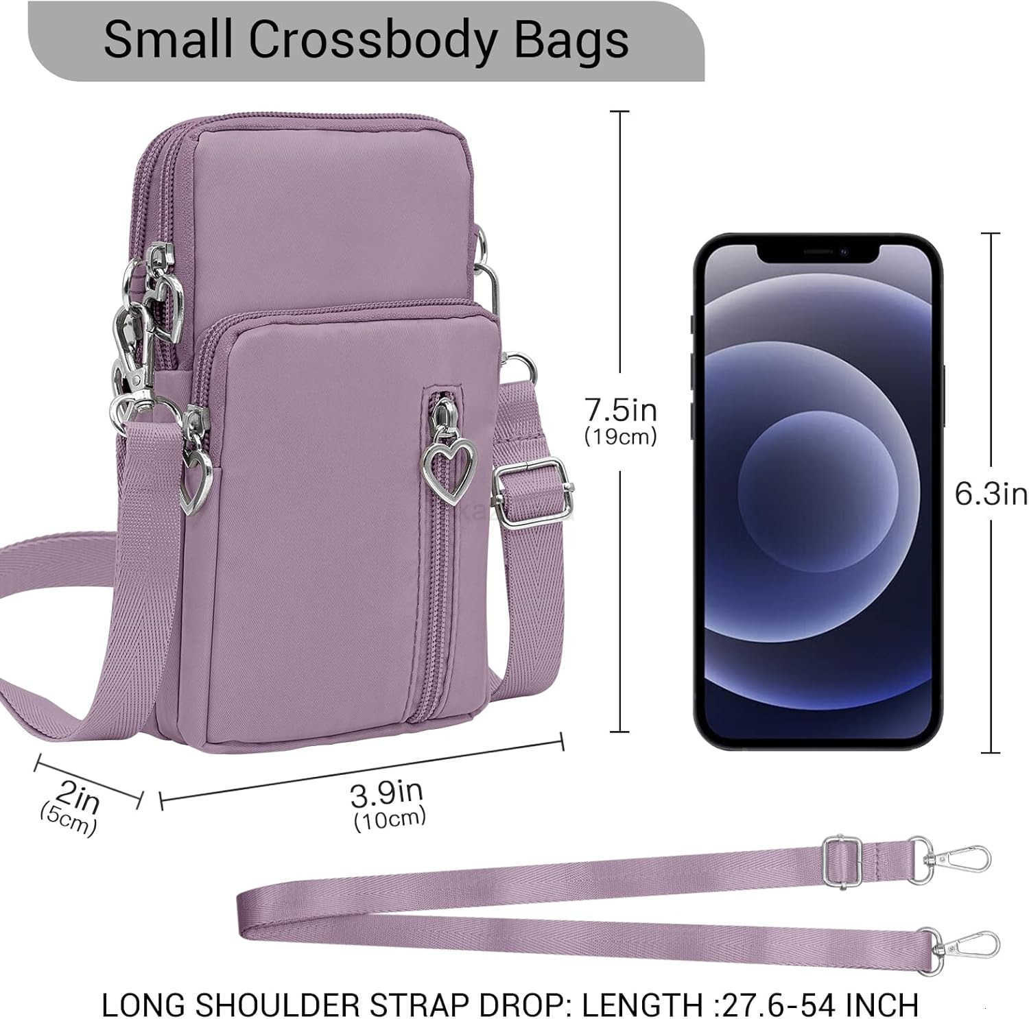 Small Crossbody Bags for Women Travel Pouch Shoulder Bag Cell Phone Purse with Adjustable Strap Z250910