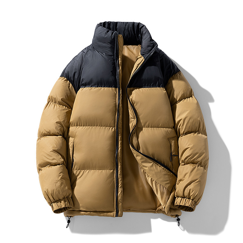 Free Shipping Designer Classic new winter stand up collar cotton jacket for both men and women trendy loose and fluffy bread cotton jacket