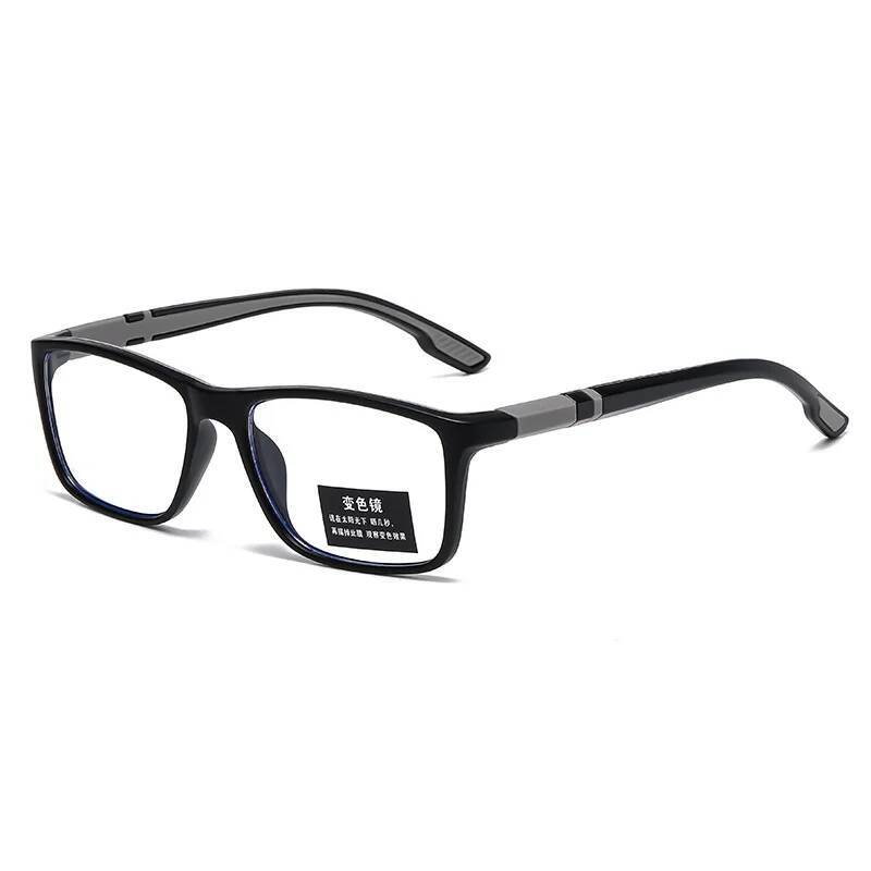 Fashion Photochromic Reading for Men Sports Anti Blue Light Glasses +100 +150 +200 +250 +300 +350 +400 ddmythur