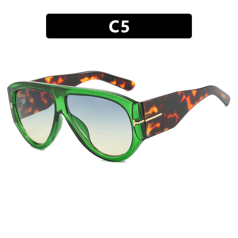 Sunglasses Oversized Round Men 2024 Trendy Vintage Circular Big Frame Shades Fashion UV400 Shield Eyewear For Women