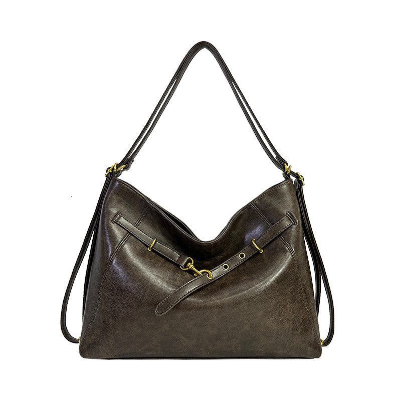 Free shipping designer Minimalist Large Capacity Multi-Back Tote Bag for Women Casual Versatile Commuter Bag Solid Color Shoulder Bag High-End Crossbo