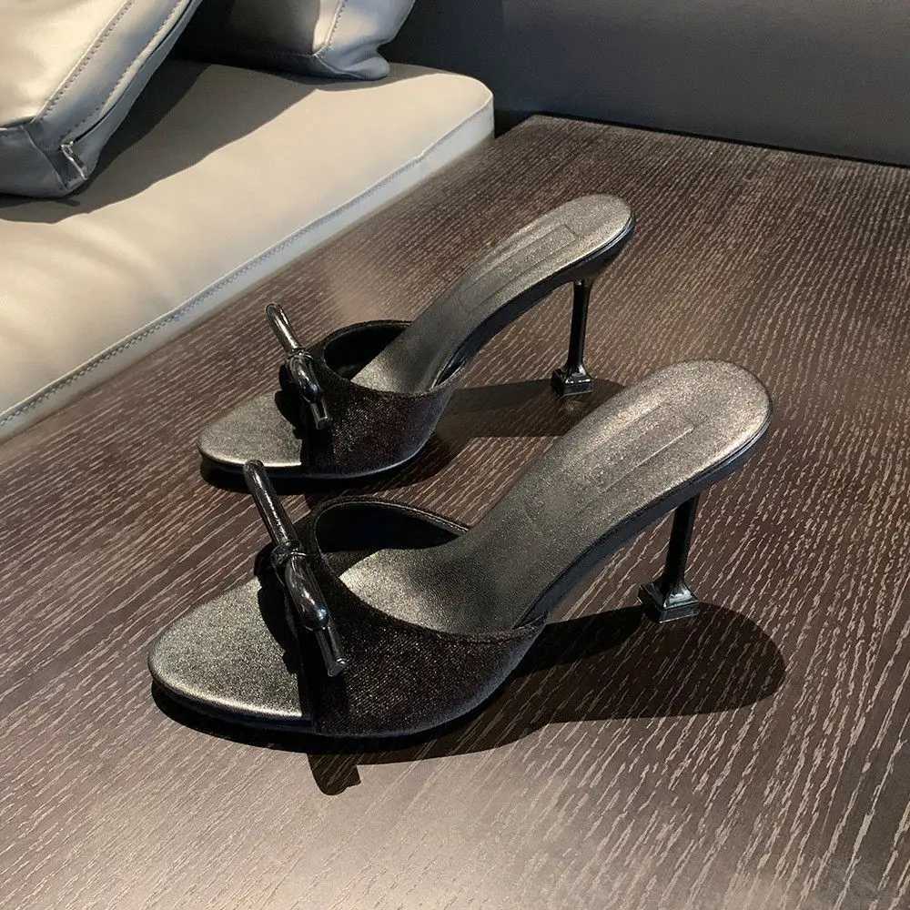 womens shoes trend 2024 Summer Elegant Woman High Heels Open Toe Fish Mouth Slippers Fashion Women Shoes Luxury Party Shoes W250910