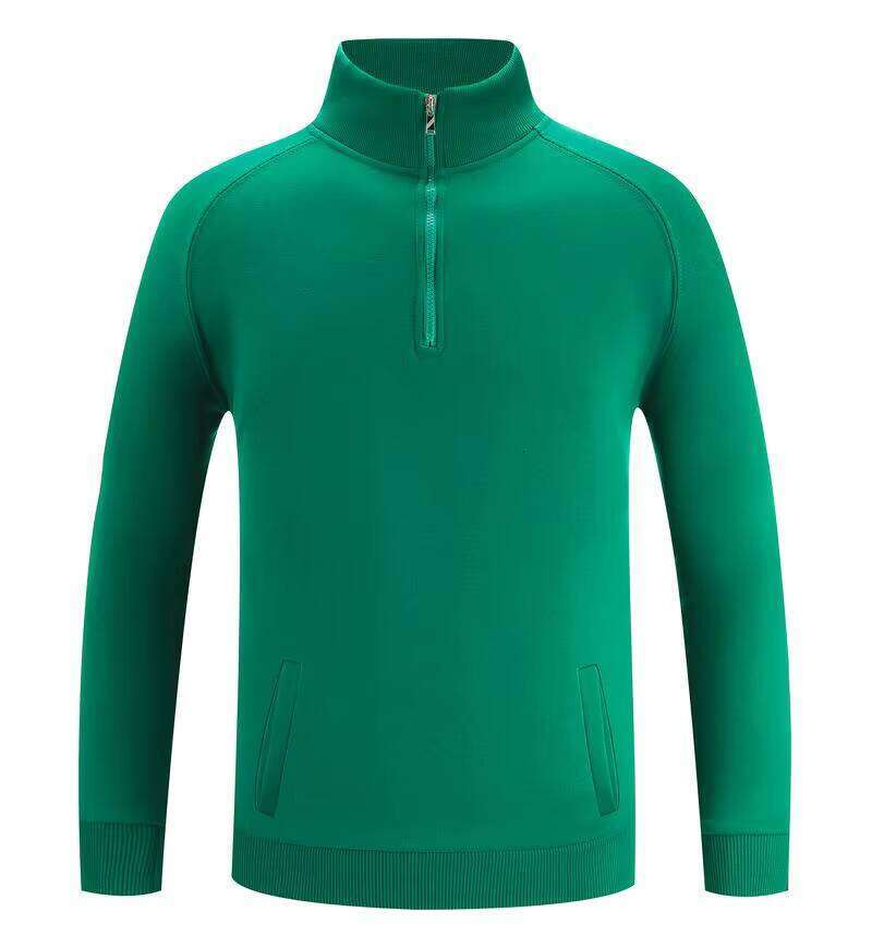New Fitness Outdoor Polar Fleece Wear Men's Sweatshirt Sports Half Zip Pullover Hoodie Sweater