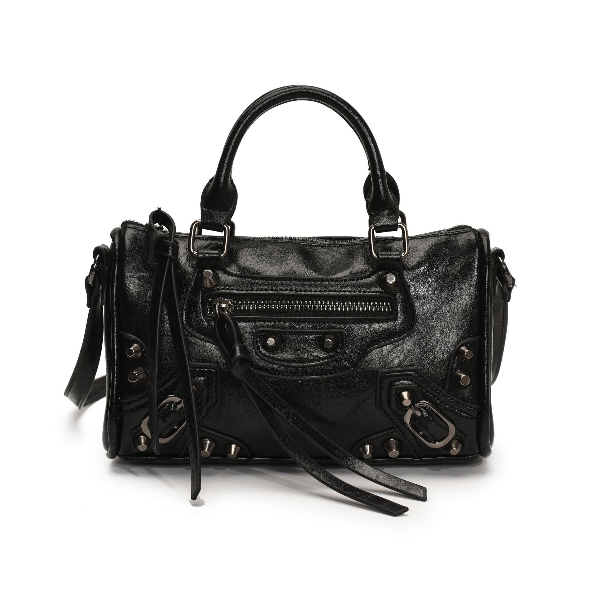 2025 Summer New Women's Handbag Luxury Bag Korean Edition High end Feeling Single shoulder Motorcycle Bag Fashion Simple Crossbody Bag