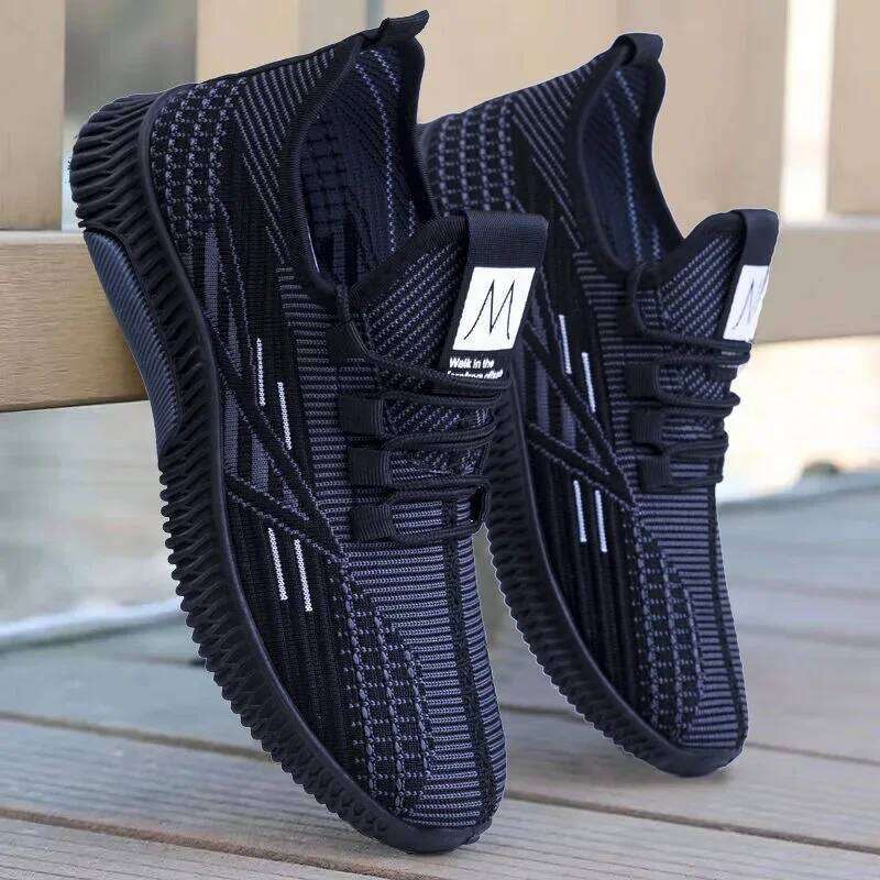 Outdoor Men's Shoes Soft Soled Casual Shoes for Men Fall Winter Mesh Breathable Mens Sneakers Male Running Shoes Tenis Masculino