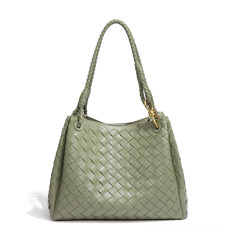 Parachute Woven Crossbody Handmade Mother Design Large Capacity Single Shoulder Tote Bucket Bag for Women