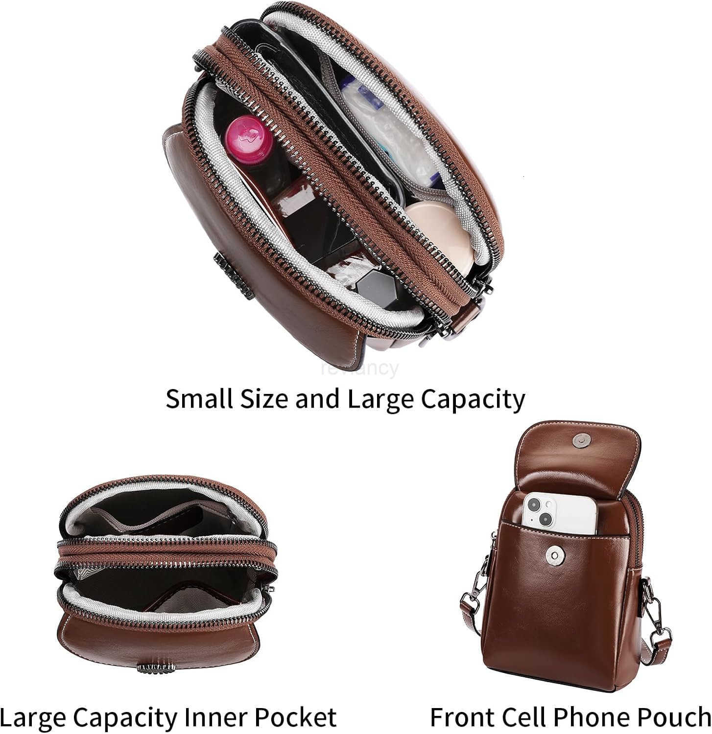Cell Phone Purses for Women Small Crossbody Bag Shoulder Handbag with Adjustable StrapW250909