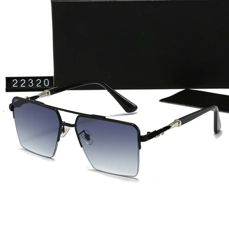 New Men's Square Frame Fashion Trendy Casual Driving Outdoor Sunglasses 22320