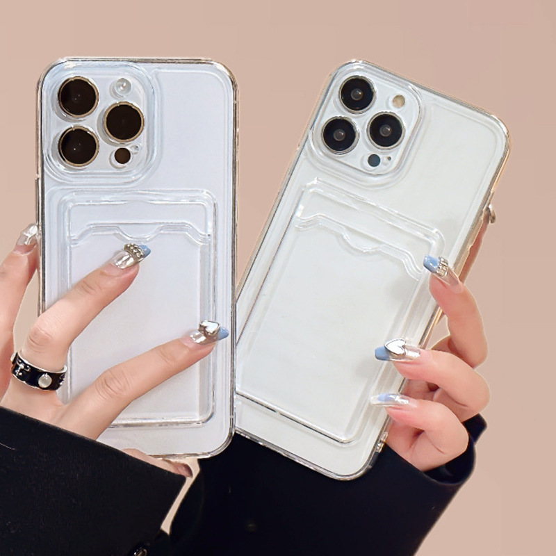 Durable Shock-Absorbing Case with Built-In Pocket for All Models of iPhone (iPhone 17 Series)