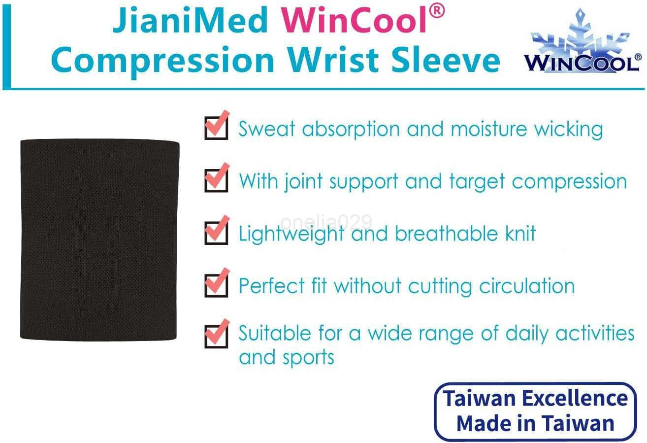 Compression Wrist SleeveLightweight Cooling Yarn MoistureWicking Wrist Support Pain Relief Daily Use Taiwan Excellence SM W250910