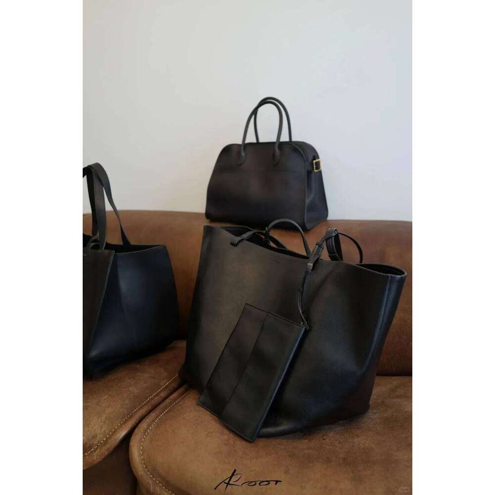 XL Park Hight Quality Leather Tote Women Underarm Casual Work Large Capacity Designer Grainy Shoulder Bag