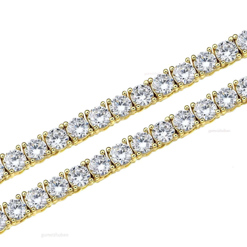 Stylish men's stylish elegant 3mm classic Mosan inset tennis chain for sale with free delivery
