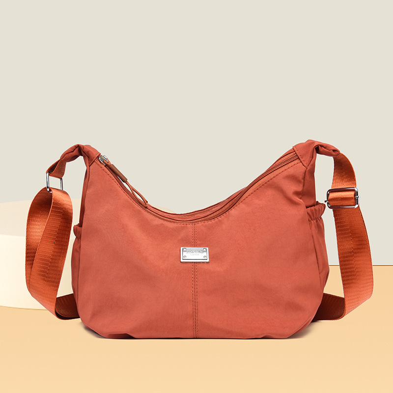 Large Capacity Casual Pleated Crossbody Bag Designer Bag Oxford Cloth Durable Free Shipping Outing Mommy Bag Luxury Bag Simple Shopping Single Shoulde