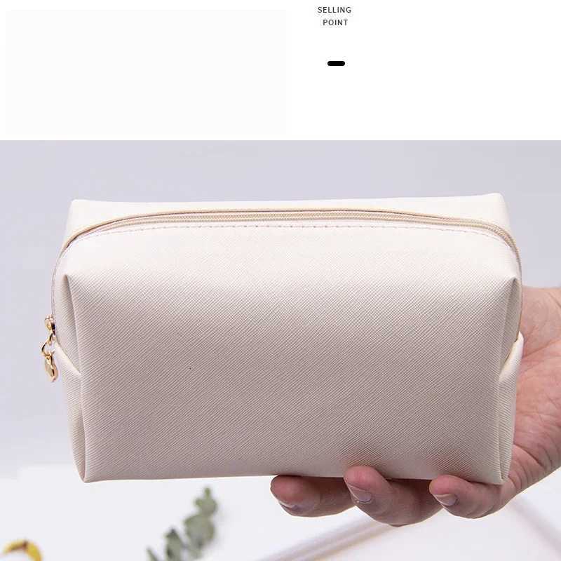 Women Travel Makeup Bags PU Leather Make Up Pouch Travel Wash Toiletry Organizer Purse Cosmetic Bag Storage Handbag for GirlsXJ250910