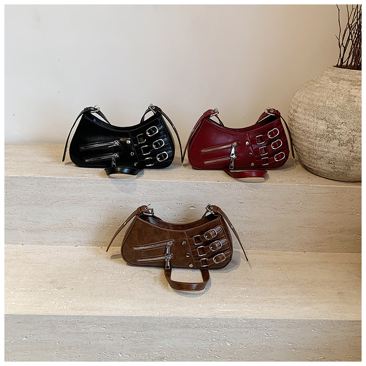 2025 Autumn New Underarm Bag Spicy Girl Style Fashion Retro Light Luxury Versatile Niche Design Casual Women's Shoulder Bag Designer Bag