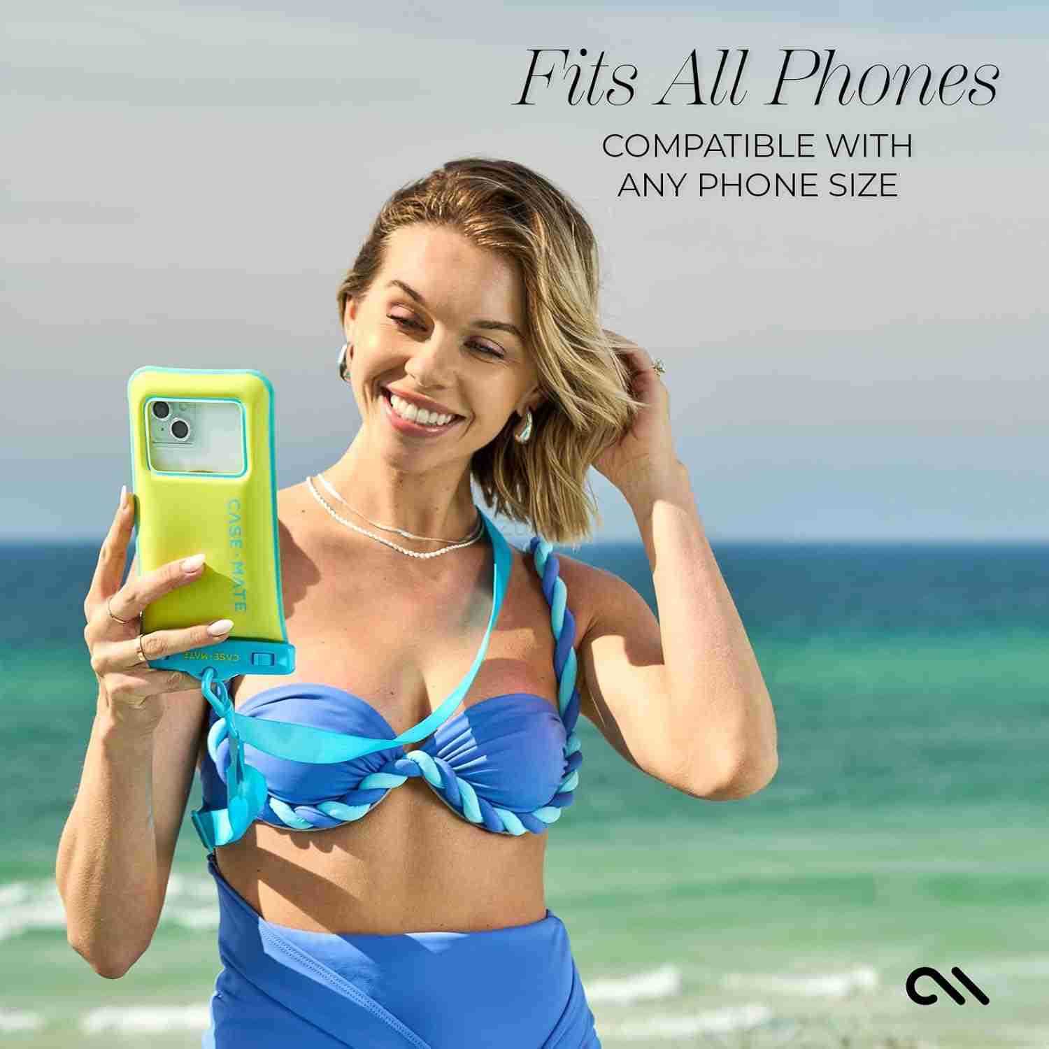 IP68 Waterproof Phone Pouch Floating Waterproof Phone Case with Crossbody Lanyard Beach Cruise Ship Travel Essentials Compatible with All Devices Touc