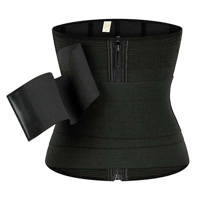 9 Steel Bones Waist Body Shaper Adjustable Belly Tummy Control Snatch Me Up Wrap Stretch Bands Slim Body Shaper Women W250910