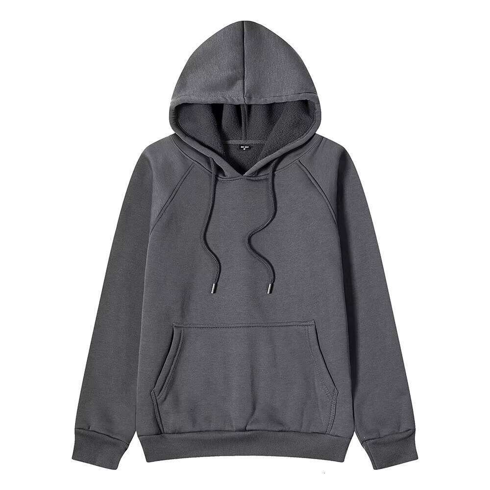 300gsm Heavyweight Hoodie Men's Oversized Sweatshirt Drop Shoulder Printed Solid Color