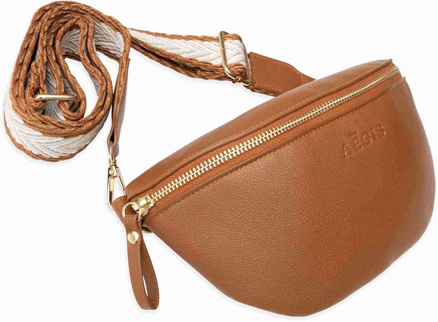 Sling Bag for Women AntiTheft E M F Crossbody Bag Vegan Leather Z250910