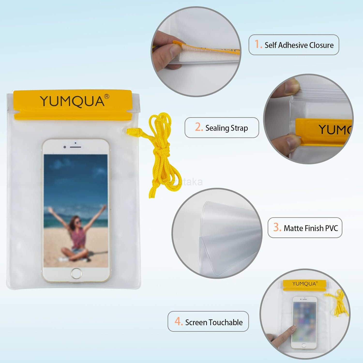 Clear Waterproof Bags Water Tight Cases Pouch Dry Bags for Camera Mobile Phone Maps Pouch Kayak Military Boating Document Holder Z250910