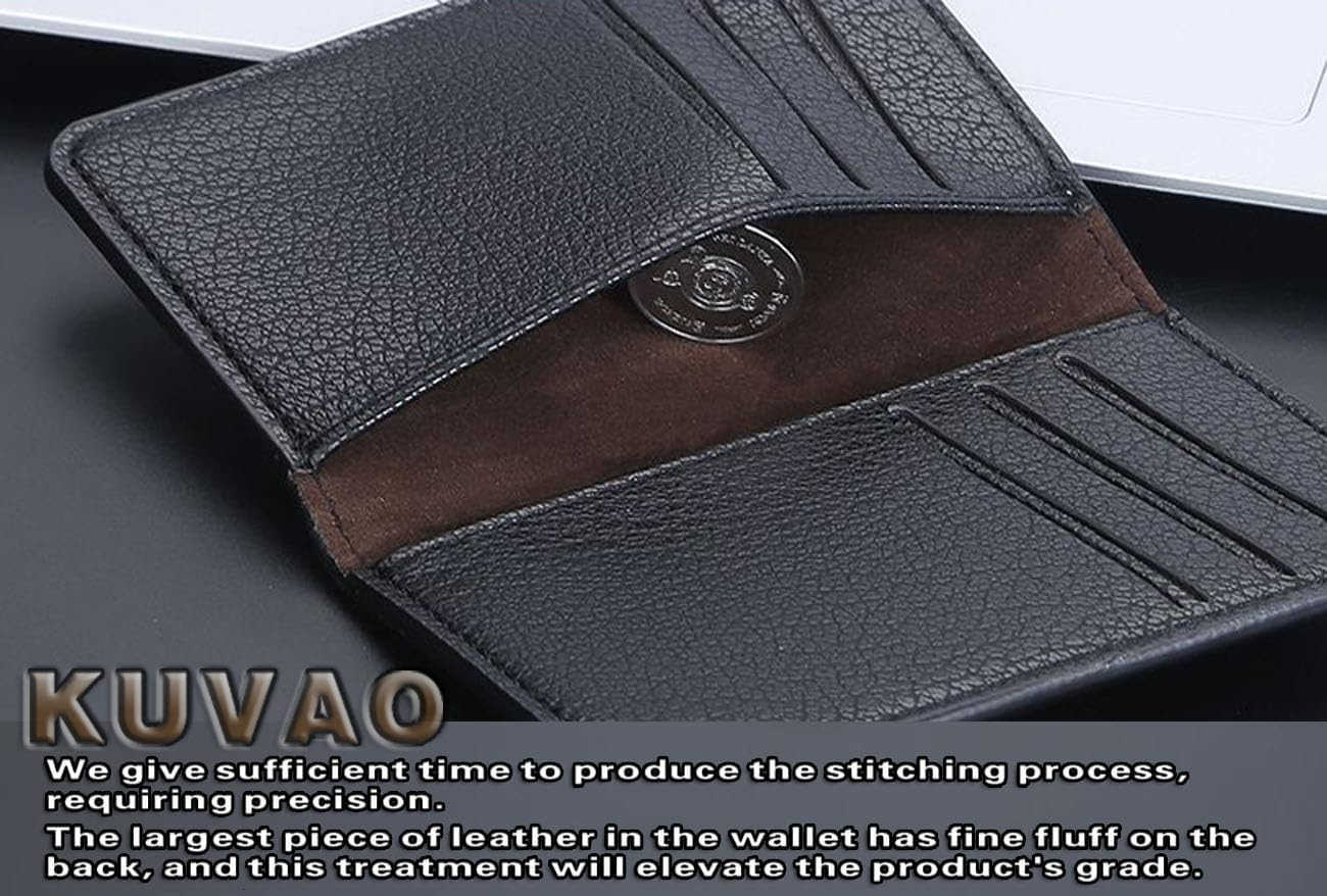 Mens Card Holder Multiple Card Slots Simple Thin Wallet for Men Card Clamp BlackZ250910