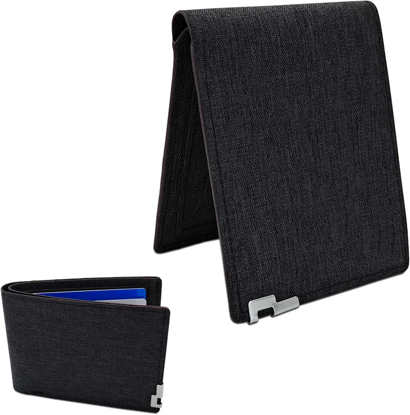 Mens Slim Wallet Denim Fabric Mens Wallet Minimalist Wallet for Men Mens Bifold Wallet Small Wallet for Teen Boys Portable CARD Wallet for Work Shoppi