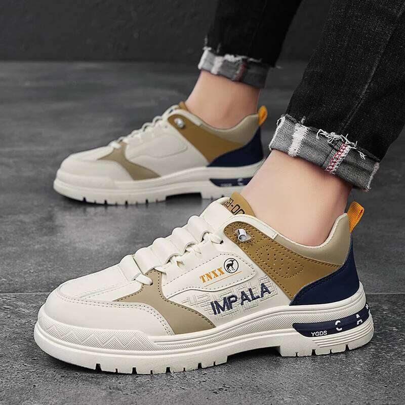 PARZIVAL 2025 New Spring Casual Shoes Trendy Men Sneaker Outdoor Sports Shoes Platform Men Shoes Workwear shoes Zapatos Hombre
