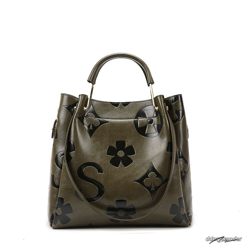 Handbag For Women Cross-Border Hot-Selling New Model High-End Fashion Emed Tote Large Designer Capacity Mother-Daughter Bucket Bag ddmywonder ddmywond