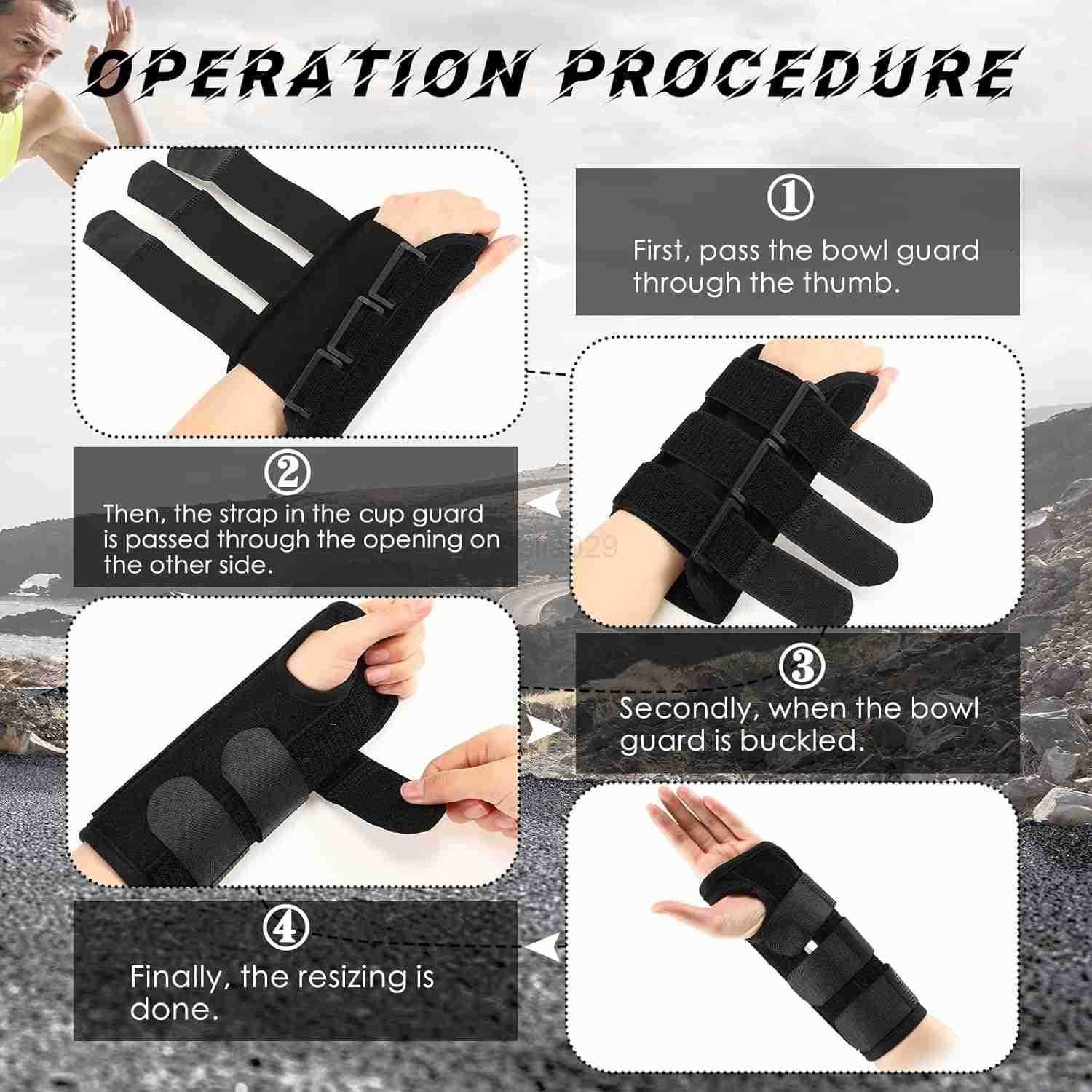2 Pcs Wrist Brace for Kids Youth Carpal Tunnel Black Splints Wrist Brace Night Support with Adjustable Compression Straps for Children Sports Sleep Ag