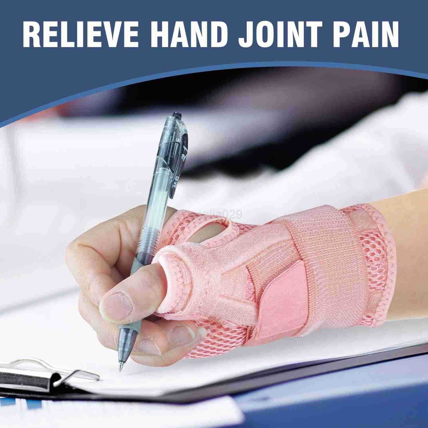 Brace Thumb Spica Splint for Right Hand or Left Hand for Arthritis Pain Support Trigger Thumb Splint and Stabilizer for Carpal Tunnel Pain Relief Tend