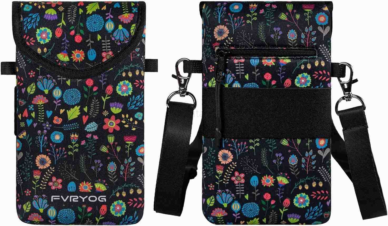 Phone Sleeve Pouch Case Bag for Men Women wCrossbody StrapNeck Lanyard for iPhone 1615 Pro Max Z250911