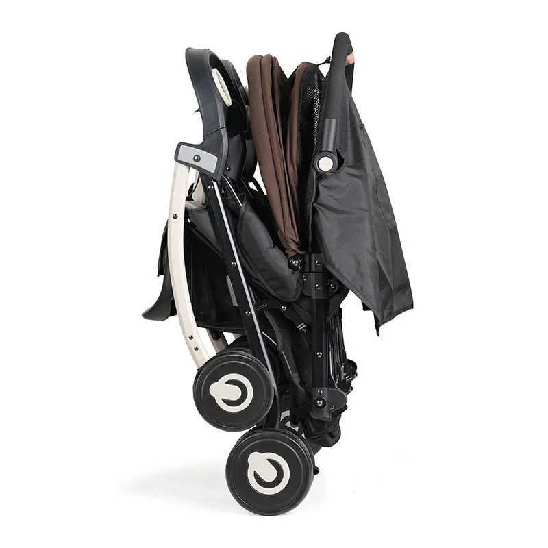 2025 New Twin Baby Stroller Can Sit Lie Foldable Stroller Lightweight High View Stroller W250910