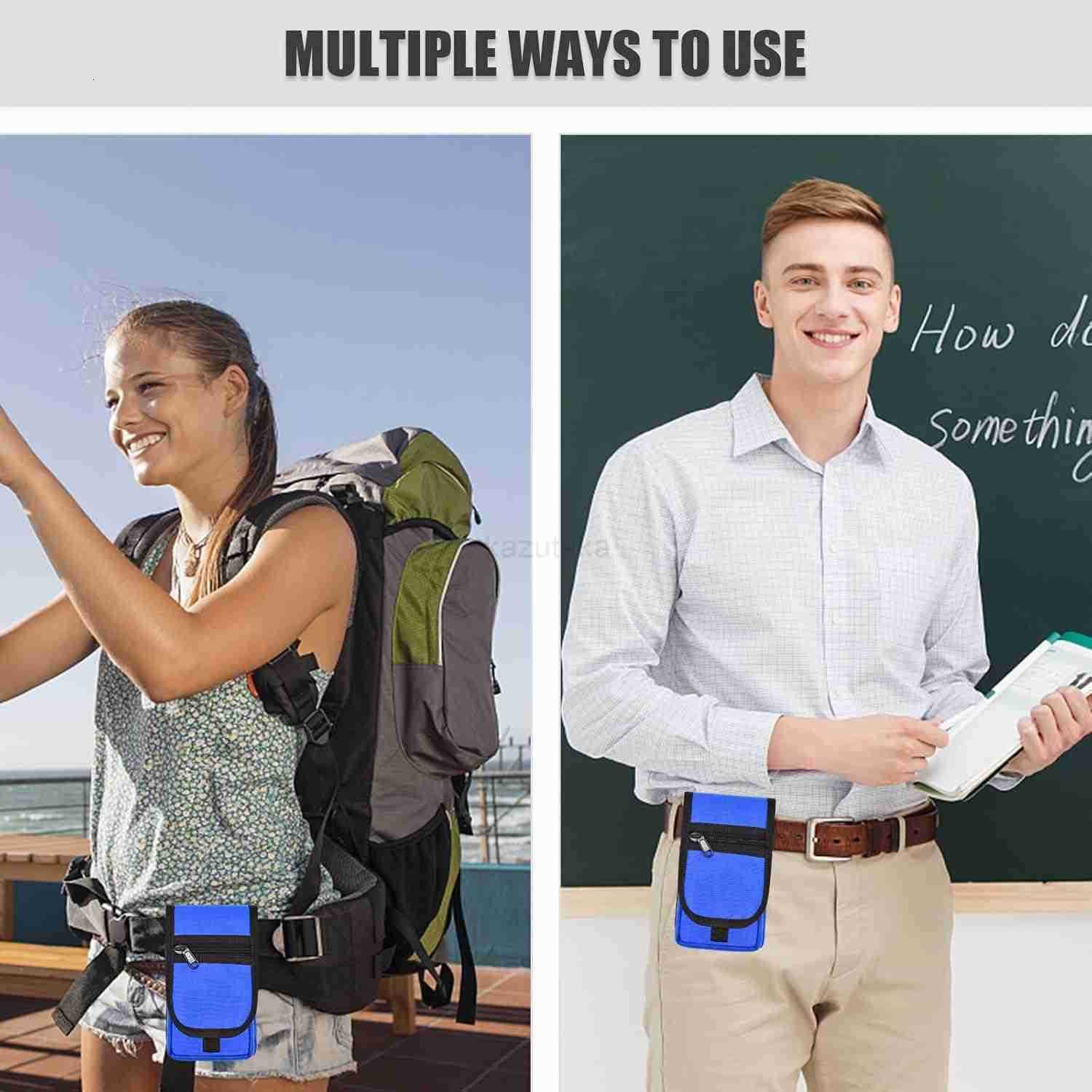 Phone Holster Large Smartphone Pouch Belt Clip Tool Pouch MultiPurpose Tactical Cellphone Holder for Working Hiking Camping Barbecue Rescue XL Z250910