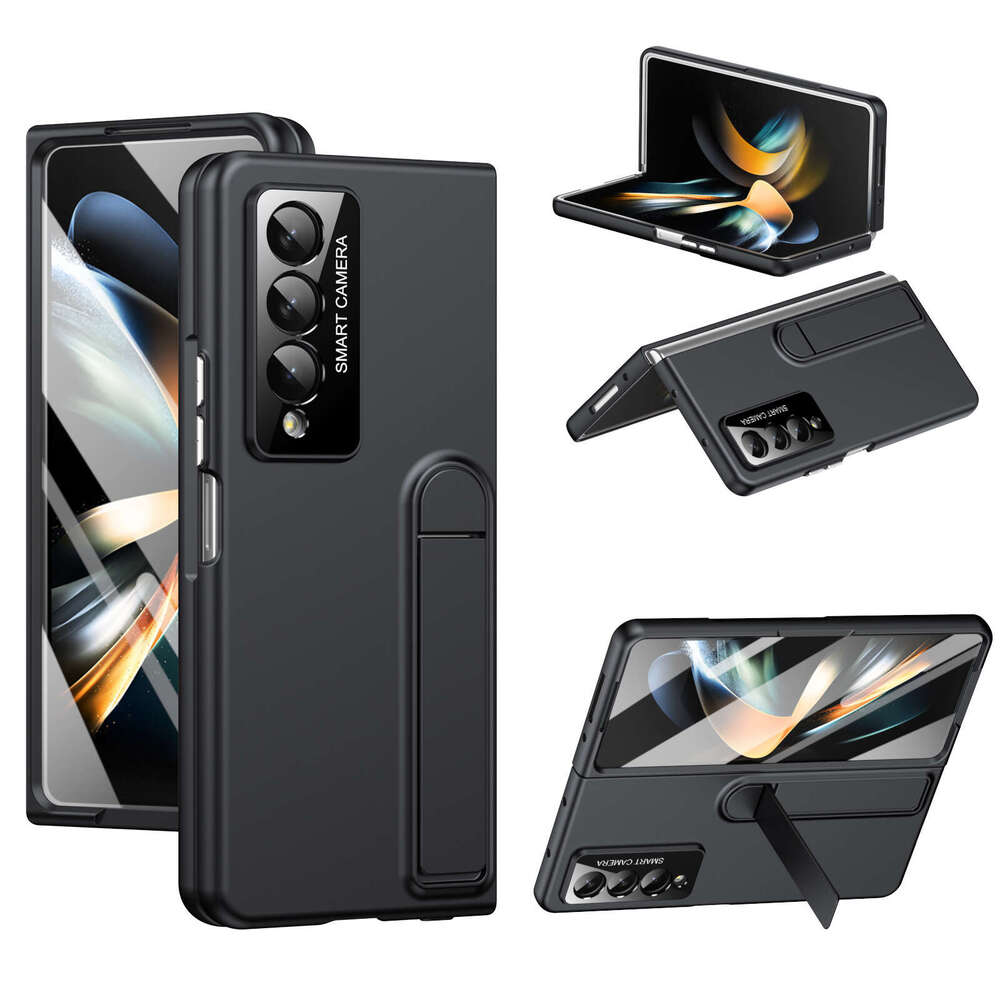 Compatible with Samsung Z Fold 6 Phone FOLD 4 Gold Edition Foldable Screen Stand 2-in-1 Full Coverage Anti-drop Protective Case