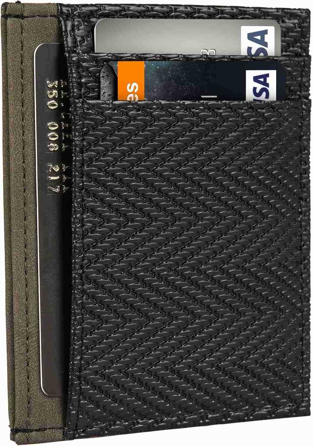 Slim Minimalist Front Pocket Wallet RFID ProtectedZ250910